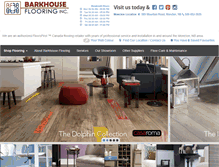 Tablet Screenshot of barkhouseflooring.ca
